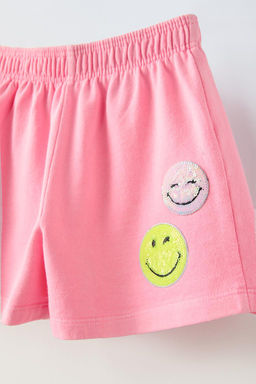 BERMUDA SHORTS WITH SMILEYWORLD ® PATCHES - Zara фото 3