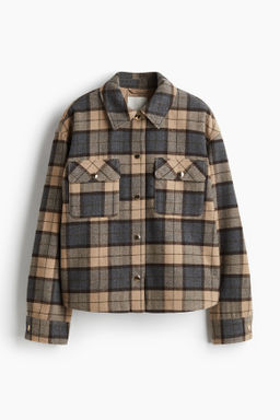 Chaqueta camisera oversize