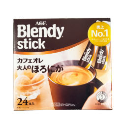 Кофейный напиток с молоком и сахаром 3 в 1 (крепкий) стик/stick Blendy AGF, Япония, 24*8 г Акция