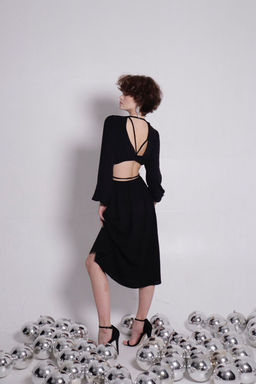 11278 Платье чёрное - Martichelli фото 2