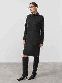 Платье из кашемира 13116 графит