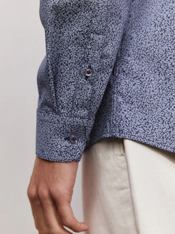 Сорочка мужская длинный рукав GREG 213/237/0047/ZN/1p STRETCH_V