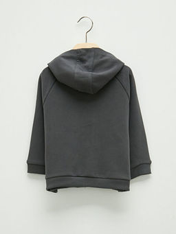 Kap??onlu Uzun Kol Basic Erkek Bebek Fermuarl? Sweatshirt - Waikiki фото 2