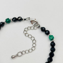 Браслет из Шпинели и Малахита - Радуга самоцветов фото 4