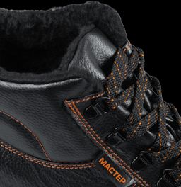 Ботинки МАСТЕР иск. мех, юфтевые ПУ