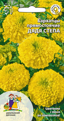 Бархатцы ДЯДЯ СТЁПА  Тип прямостоячие махровые