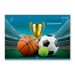 Светоч А256 Альбом для рисования 100 г/м2 A4 29.5 х 20.2 см 32 л. на скобе 5 шт. 01706 МИКС Прекрасный мир