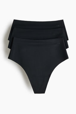 Pack de 3 bragas thong de talle alto con DryMove - H&m фото 2