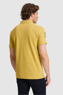 Erkek Slim Fit Polo Yaka Ye_il Basic Ti__rt - U.s. polo assn фото 5
