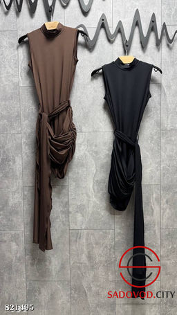 Платье сборка с съемным поясом - Bruno фото 2