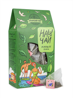 Наш Чай Зелёный чай Сенча, 20 н/п, 50 гр - Травы горного крыма фото 7