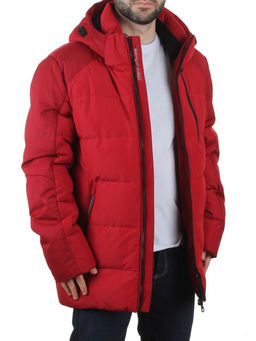 6702 BURGUNDY Куртка мужская зимняя (200 гр. холлофайбер)