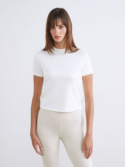 Bisiklet Yaka Kad?n Ti??rt