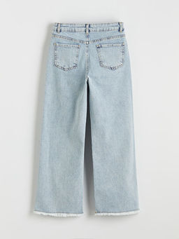 Wideleg K?z ?ocuk Jean Pantolon