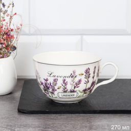 Кружка 270 мл / LY-2401 /уп 72/ Лаванда