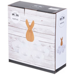 БЛЮДО ДЛЯ ЯИЦ LEFARD NATIVE 18 СМ С ДЕРЕВ. РУЧКОЙ