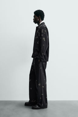 LIMITED EDITION SEQUIN FLOWING SHIRT - Zara фото 4