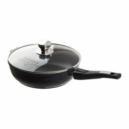 Сотейник 26 см со съемной ручкой и cтекляной крышкой АП Гранит star арт.с0263803