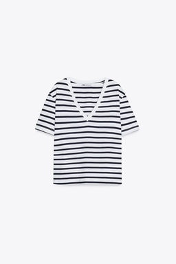 BASIC COTTON T-SHIRT - Zara фото 13
