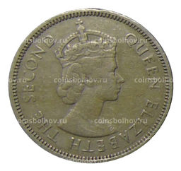 Монета 50 центов 1968 года Гонконг