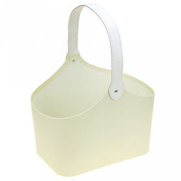 Сумка подарочная 23х18х17см, кремовый, ручная работа (Россия)