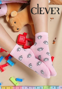 CLE С1102 20-22,22 Носки детские для девочки - Clever wear фото 3