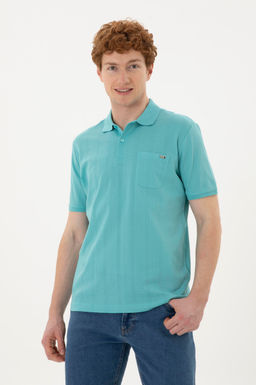 Мужская мятная футболка - U.s. polo assn фото 8