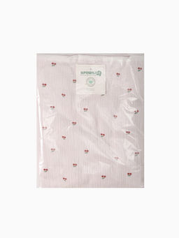 Покрывало Крошка Я «Спелая вишенка» 100×130 см, муслин, 4 слоя, хлопок 100%