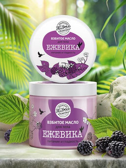 Взбитое масло Ежевика, 120 г