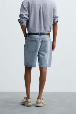 REGULAR FIT DENIM BERMUDA SHORTS - Zara фото 12