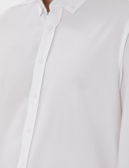 Beyaz Slim Fit _izgili Uzun Kollu G_mlek - Pierre cardin фото 7