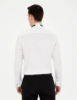 Beyaz Slim Fit Smokin G_mlek - Pierre cardin фото 5