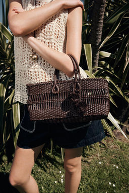 BRAIDED HANDBAG - Zara фото 2