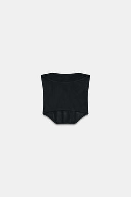 DRAPED TULLE CORSET - Zara фото 9