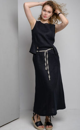 лен 100% Юбка - Новый лен фото 7