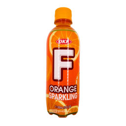 Газированный б/а напиток со вкусом апельсина Alphabet Sparkling F OKF, Корея, 355 мл Акция