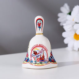 Колокольчик с ручкой Тюльпан. Пасха, готика, 9 см - Simaland фото 4