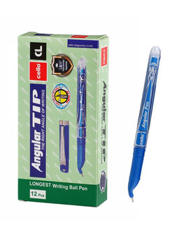 Цена за 12 шт. Ручка шариковая 0,7мм синяя, для левшей, узел-игла (пишет 5000м)