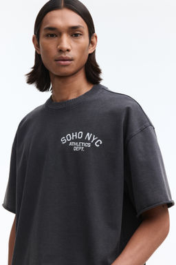 Camiseta boxy Oversized Fit - H&m фото 5