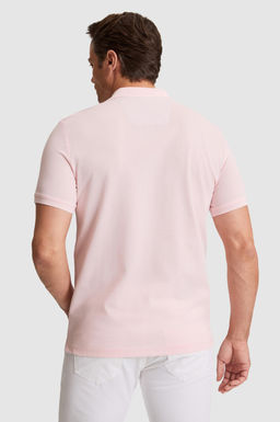 Erkek A__k Pembe Regular Fit Polo Yaka Basic Ti__rt