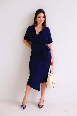 Martichelli Платье в глубоком синем  фото 8