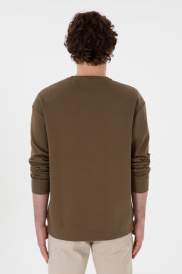 Erkek Comfort Fit Bisiklet Yaka Haki Sweatshirt Sepette S_rpriz _ndirim - U.s. polo assn фото 5