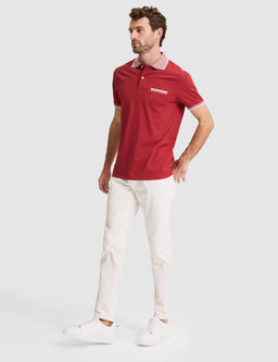 Nar _i_e_i Slim Fit %100 Pamuk D__meli Polo Yaka Ti__rt