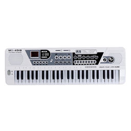 Синтезатор Музыкант с микрофоном, 49 клавиш, работает от сети и от батареек - Simaland фото 3