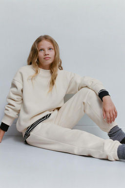 FLEECE JOGGING BOTTOMS - Zara фото 6