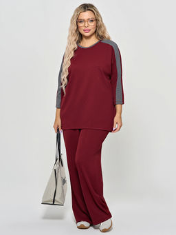 Костюм 0001-3а бордовый