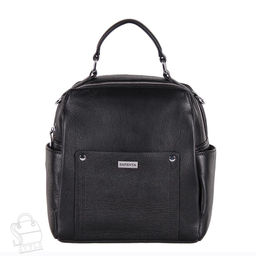 Рюкзак женский кожаный 99353-2 black Velina Fabbiano-Safenta/20 в Новосибирске