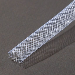 Бижутерная сетка-рукав, 8мм, 1 метр, цвет белый - Queen fair фото 4