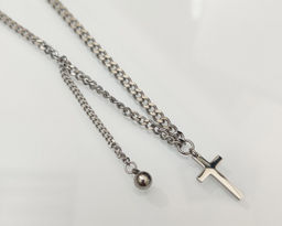 Кулон из стали на цепочке