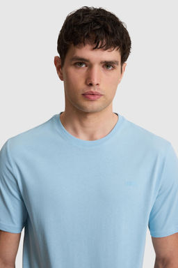 Erkek Mavi Regular Fit Bisiklet Yaka Basic TiЕГrt - U.s. polo assn фото 2